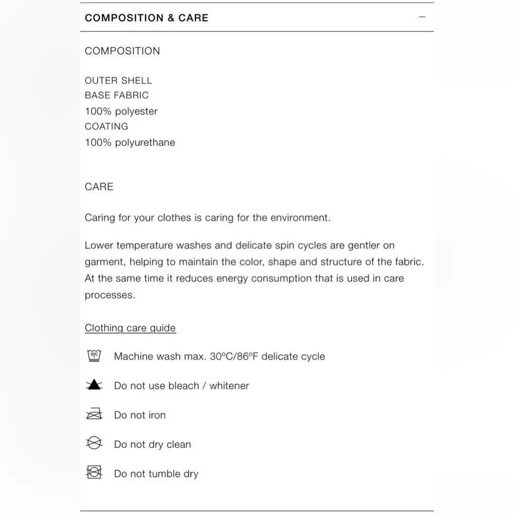 NWOT ZARA FAUX LEATHER STRAIGHT LEG PANTS - Picture 9 of 9